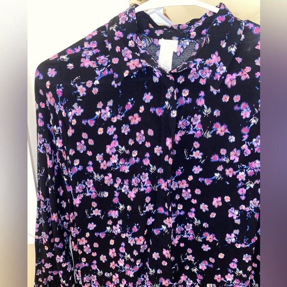 Floral Long Sleeve Dress - Picture 2 of 3